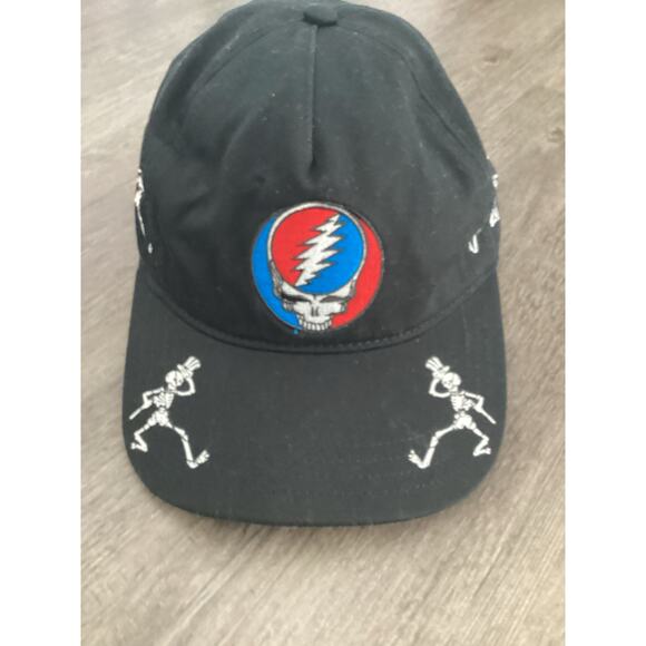 Grateful Dead Steal Your Face Snapback Hat Adjustable Stealie Logo - Picture 2 of 7